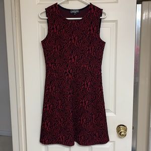 🌷3 for$25🌷Trisisto, US S, Red & Black Sleeveless Fit & Flare Dress